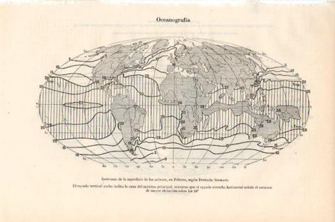 LAMINA V44765: Isotermas de los oceanos