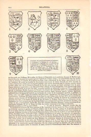 LAMINA V44675: Evolucion del escudo de los reyes de Inglaterra