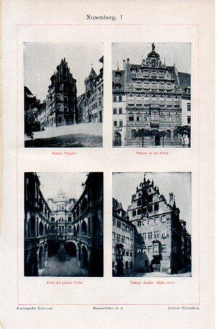 LAMINA V44699: Palacios Toppier, Peller y Fembo en Nuremberg