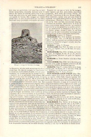 LAMINA V44694: Nuraga de Macomer, Cerdeña