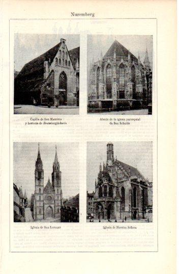 LAMINA V44695: Iglesias en Nuremberg