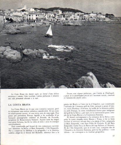 LAMINA V45401: Calella de Palafrugell vista des de el mar