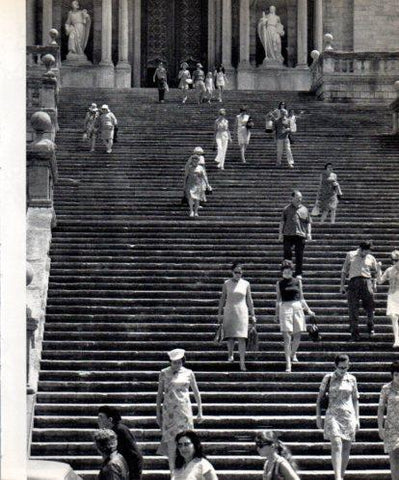 LAMINA V45398: Escalinata de la Catedral de Girona