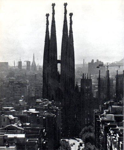 LAMINA V45381: Vista aeria Sagrada Familia, Barcelona