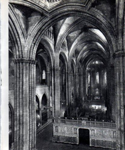 LAMINA V45376: Interior Catedral de Barcelona