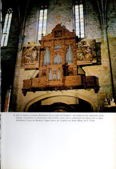 LAMINA V45323: Orgue de l'esglesia de Santa Maria, Montblanc