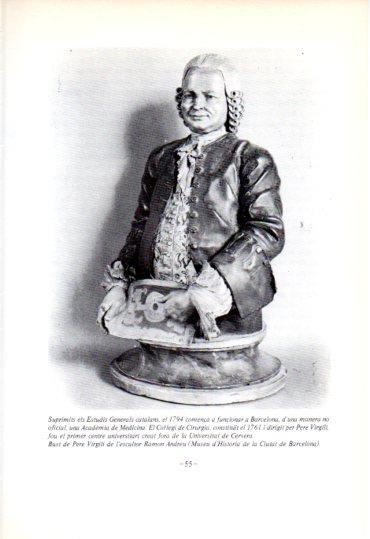 LAMINA V45319: Bust de Pere Virgili de Ramon Andreu