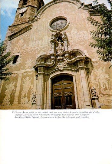 LAMINA V45317: Façana de Sant Marti a Sant Celoni