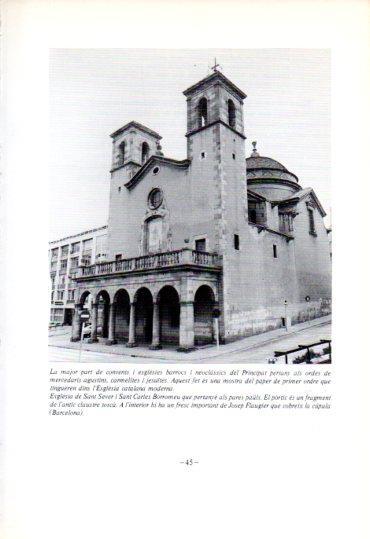 LAMINA V45315: Esglesia de Sant Sever i Sant Carles Borromeu, Barcelona