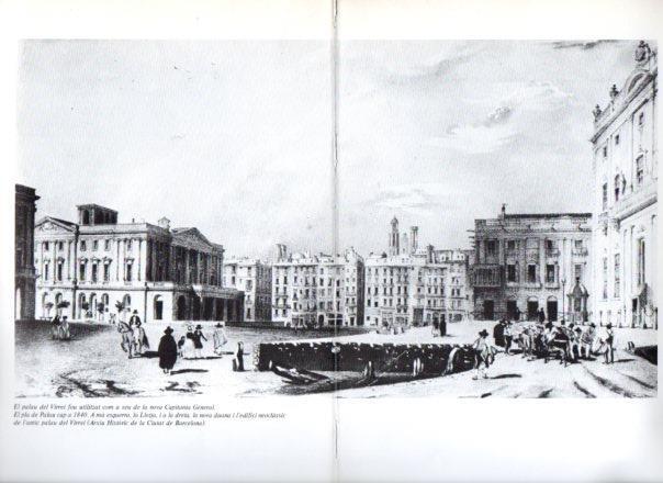 LAMINA V45369: Pla de Palau Llotja i aduana any 1840