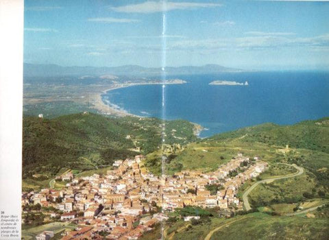 LAMINA V45367: Vista aeria de Begur, Girona