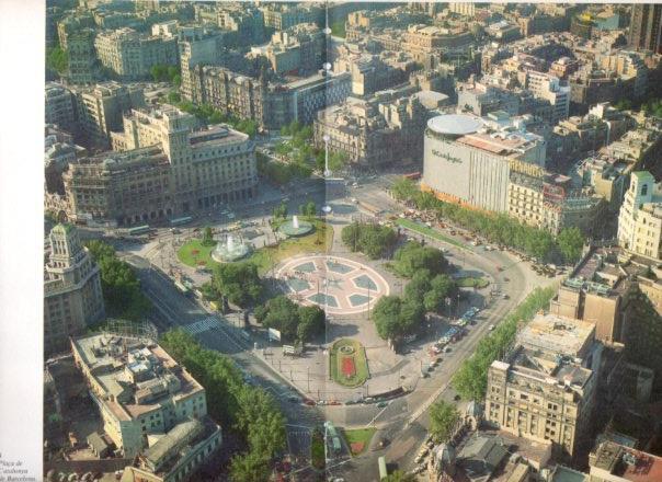 LAMINA V45363: Vista aeria Plaça de Catalunya, Barcelona