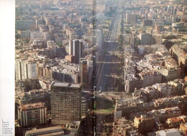 LAMINA V45361: Vista aeria Plaça Francesç Macia i Av. Diagonal, Barcelona