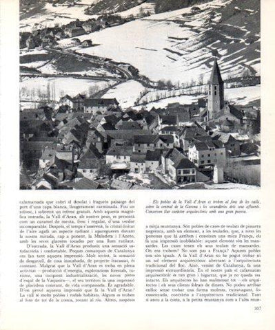 LAMINA V45516: Poble a la Vall d'Aran