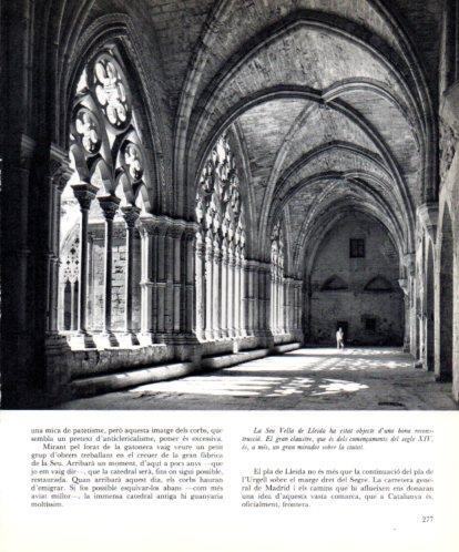 LAMINA V45502: Claustre de La Seu Vella de Lleida