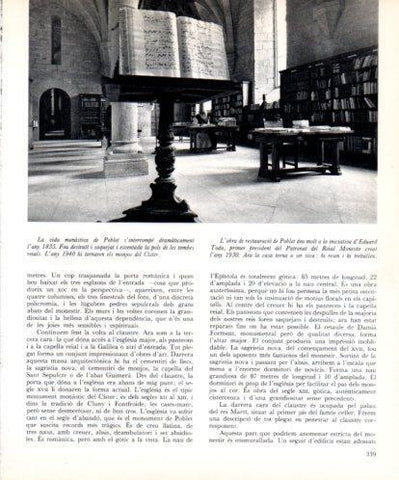 LAMINA V45531: Interior del Monastir de Poblet