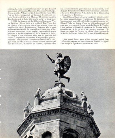 LAMINA V45543: Arcangel del campanar de Sant Salvador del Vendrell