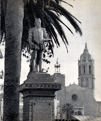 LAMINA V45539: Monument al Greco a Sitges, Barcelona