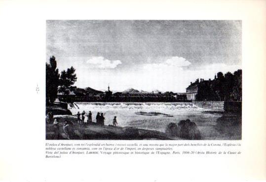 LAMINA V45312: Vista del palau d'Aranjuez per Laborde
