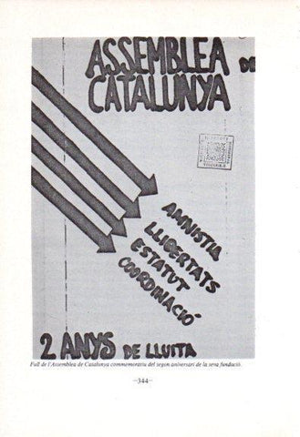 LAMINA V45135: Full 2º aniversari fundacio Assemblea de Catalunya