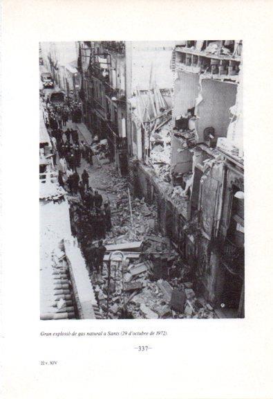 LAMINA V45134: Explosio de gas al barri de Sants, Barcelona 