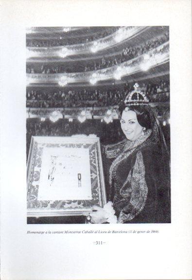LAMINA V45131: Montserrat Cavalle al Liceu de Barcelona 1969