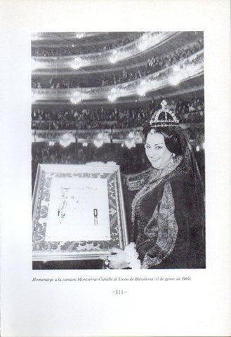 LAMINA V45131: Montserrat Cavalle al Liceu de Barcelona 1969