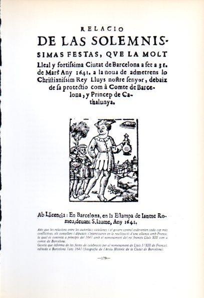 LAMINA V45177: Gaceta nomenament Lluis I editada a Barcelona 1641