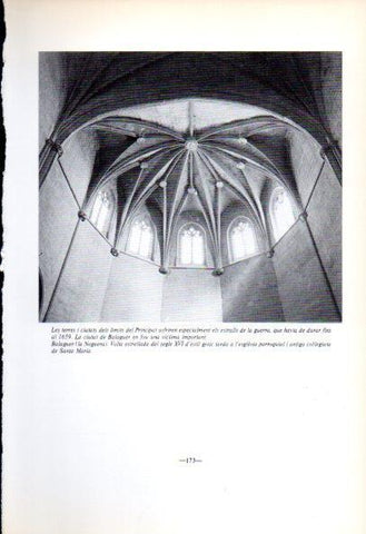 LAMINA V45176: Volta de l'esglesia de Santa Maria, Balaguer