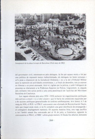 LAMINA V45123: Inaguracio plaça Lesseps de Barcelona 1963