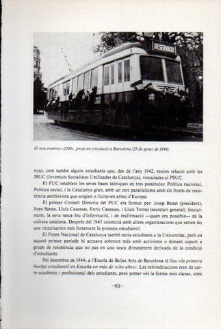 LAMINA V45088: Tramvia 1200 a Barcelona gener 1944