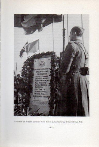 LAMINA V45081: Monument aviadors alemanys morts guerra civil 1941