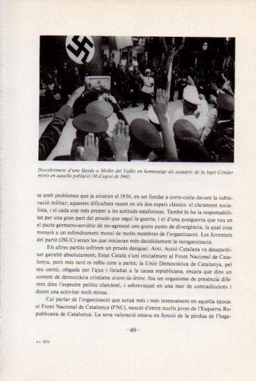 LAMINA V45076: Acta als aviadors legio Condor a Mollet del Valles 1941