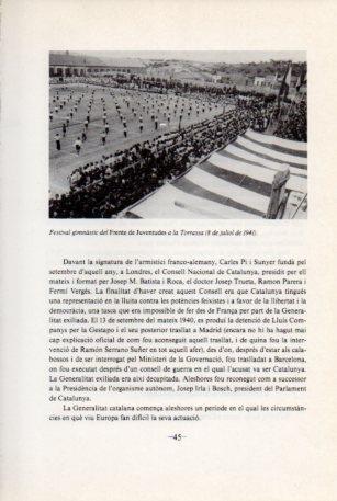 LAMINA V45074: Festival gimnastic del Frente de Juventudes a Tortosa 1941