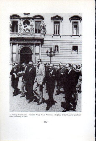 LAMINA V45115: Joan Carles i Jose M. Porcioles a Barcelona 1961