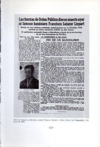 LAMINA V45112: Anunci mort de Francesc Sabater a La Vanguardia 