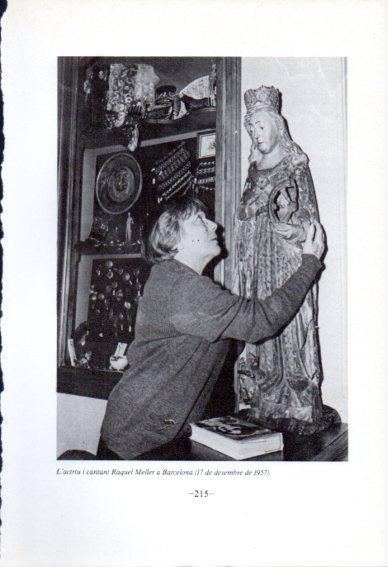 LAMINA V45111: Raquel Meller a Barcelona, desembre 1957