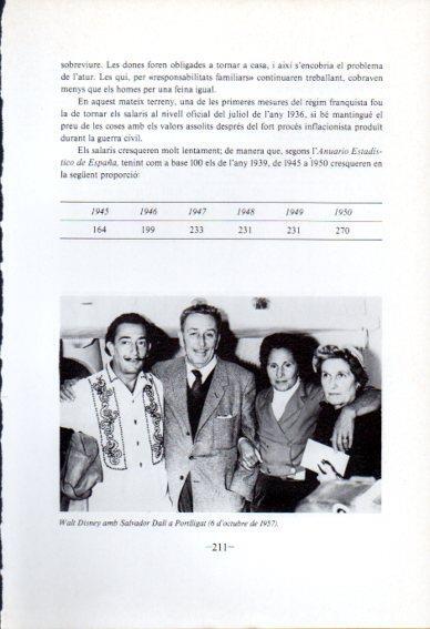 LAMINA V45110: Walt Disney i Dali a Portlligat 1957