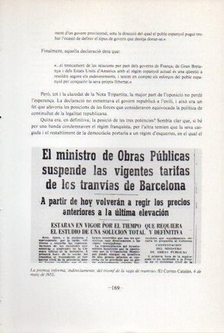 LAMINA V45101: Triomf de la vaga de tramvies al Correo Catalan 1951