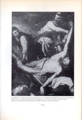 LAMINA V45274: Martiri de Sant Bartolomeu per Josep Ribera
