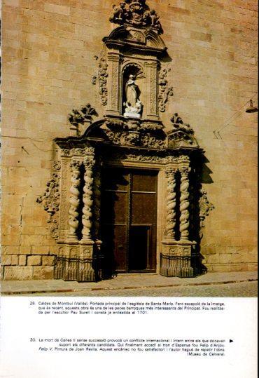 LAMINA V45272: Portada esglesia de Santa Maria a Caldes de Montbui