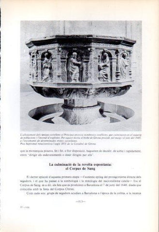 LAMINA V45269: Pica baptismal de la Catedral de Girona