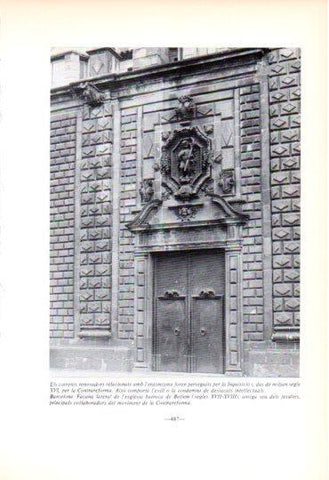 LAMINA V45264: Façana lateral esglesia de Betlem, Barcelona