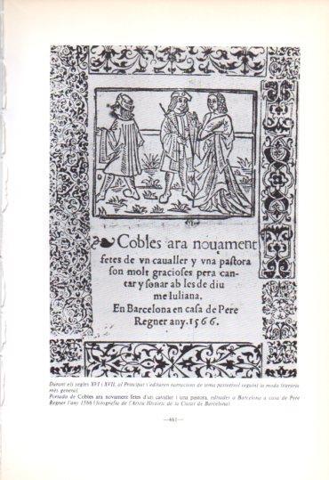 LAMINA V45255: Portada de Cobles fetes d'un cavaller i una pastora 1566