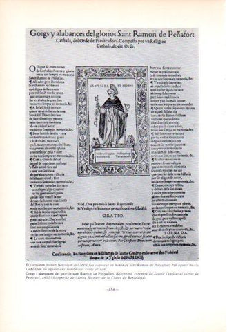 LAMINA V45253: Goigs i alabances de sant Ramon de Penyafort