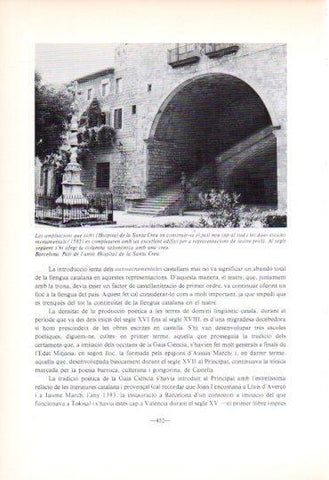 LAMINA V45252: Pati de l'antic Hospital de la Santa Creu, Barcelona