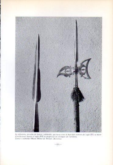 LAMINA V45280: Llança i alabarda segle XVII, Museu Militar Montjuic
