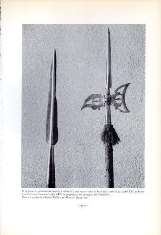 LAMINA V45280: Llança i alabarda segle XVII, Museu Militar Montjuic