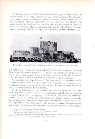 LAMINA V45301: Torre de Sant Nicolau, Rodes