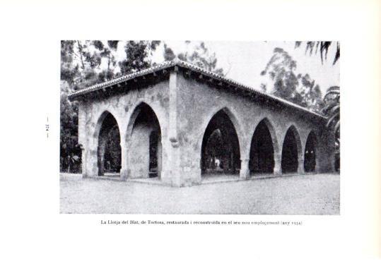 LAMINA V45299: La Llotja del Blat, Tortosa